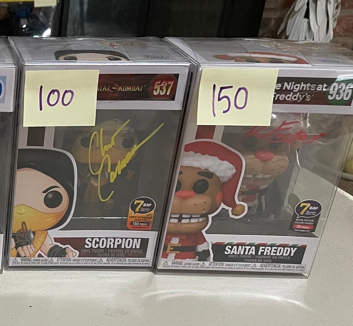 Funko pop signed