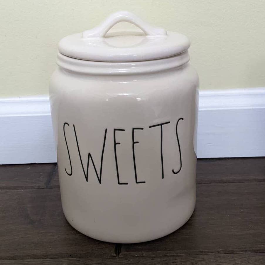 new Rae Dunn OG sweets canister food storage organization home