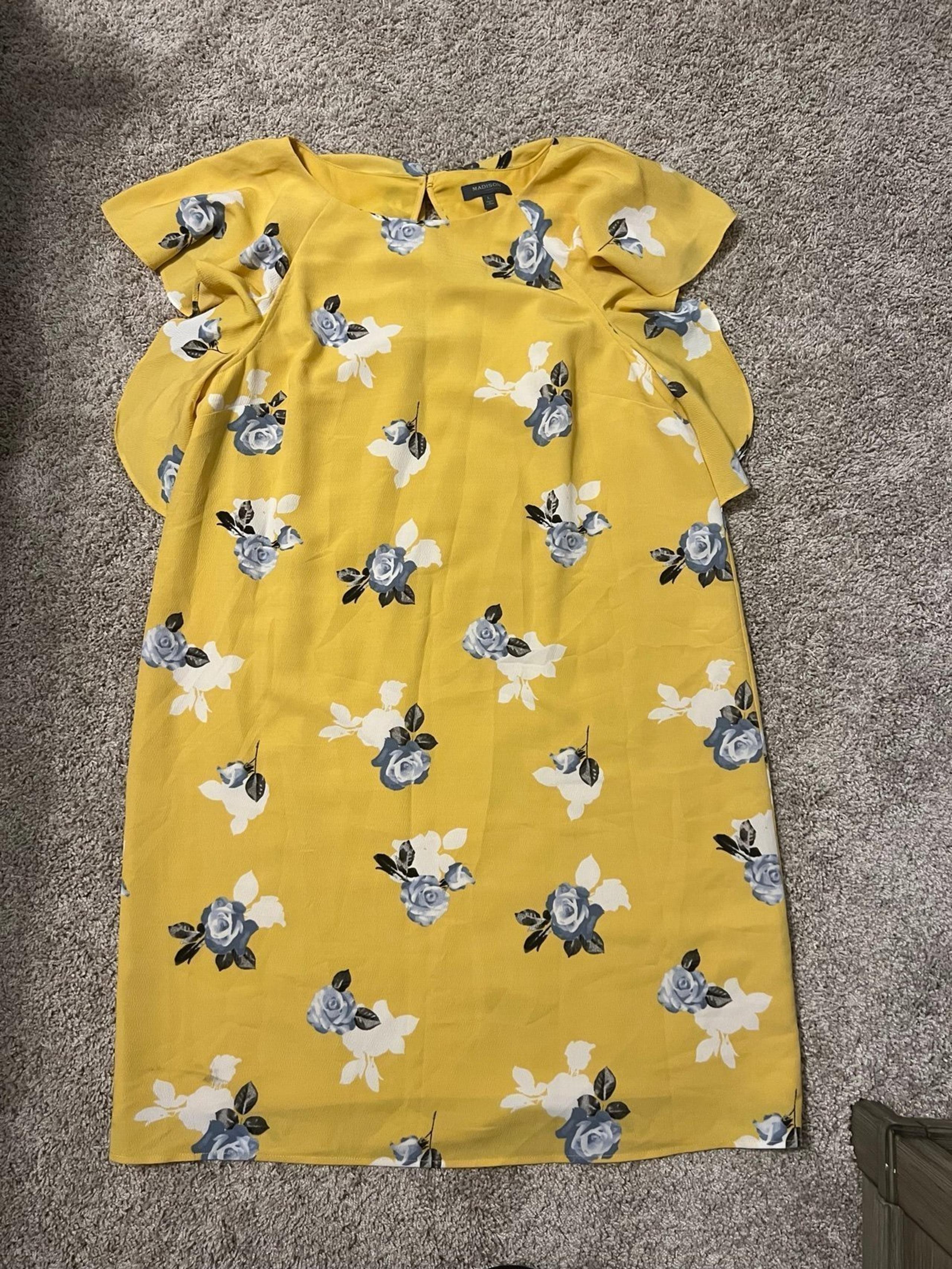 Yellow Floral Dress