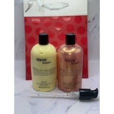 Philosophy Snow Kisses Gift Set Bubble Bath Shampoo Shower Gel & Lotion New HTF