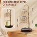 Fragrance Candle Warmer Lamp，Electric Candle Warmer with Timer & Dimmer