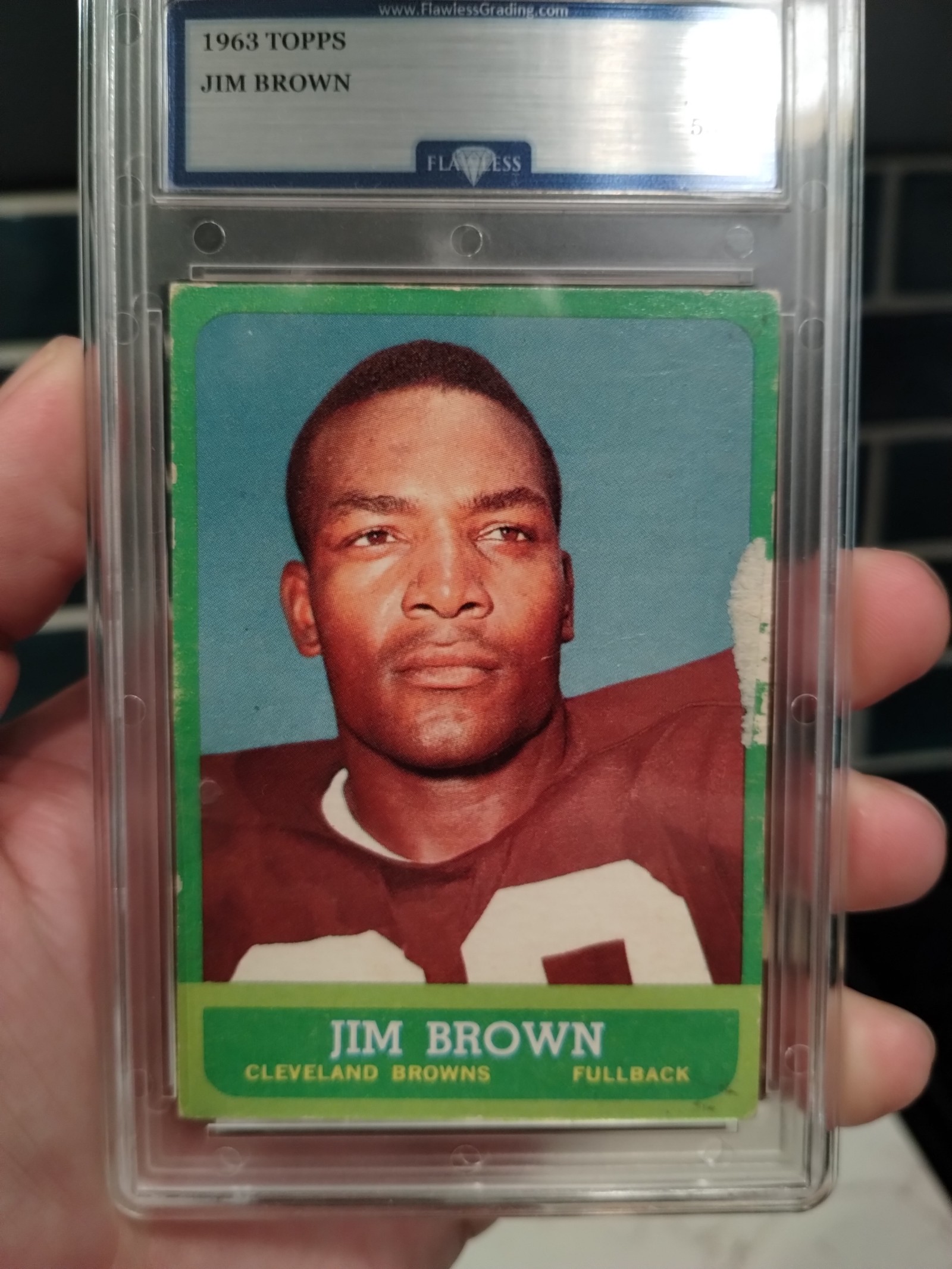1963 Topps Jim Brown PSA 1