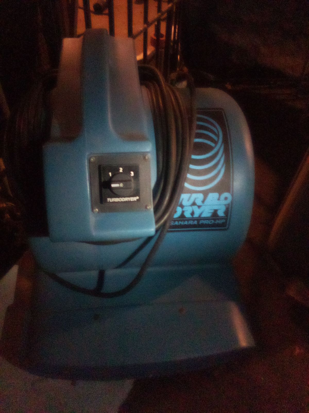 Turbo drying fan