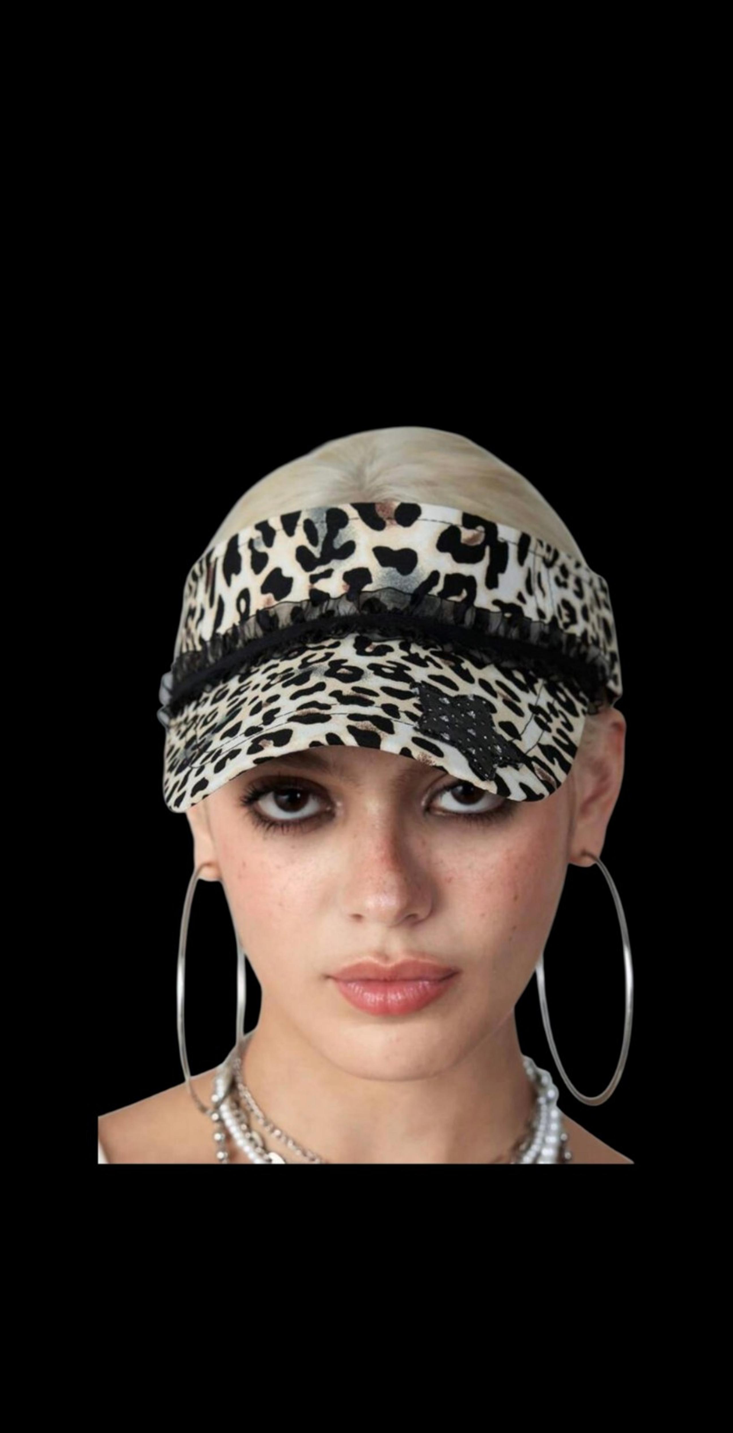 Kawaii Women's Leopard Print  Visor