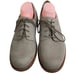 Dansko Josh Shoes Oxford Taupe Nubuck Suede Leather Mens Size 47 USA 13.5-14 P