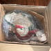 1993 North Pole Express Santa 5802 Water Pitcher Fitz and Floyd Omnibus 2 Quarts