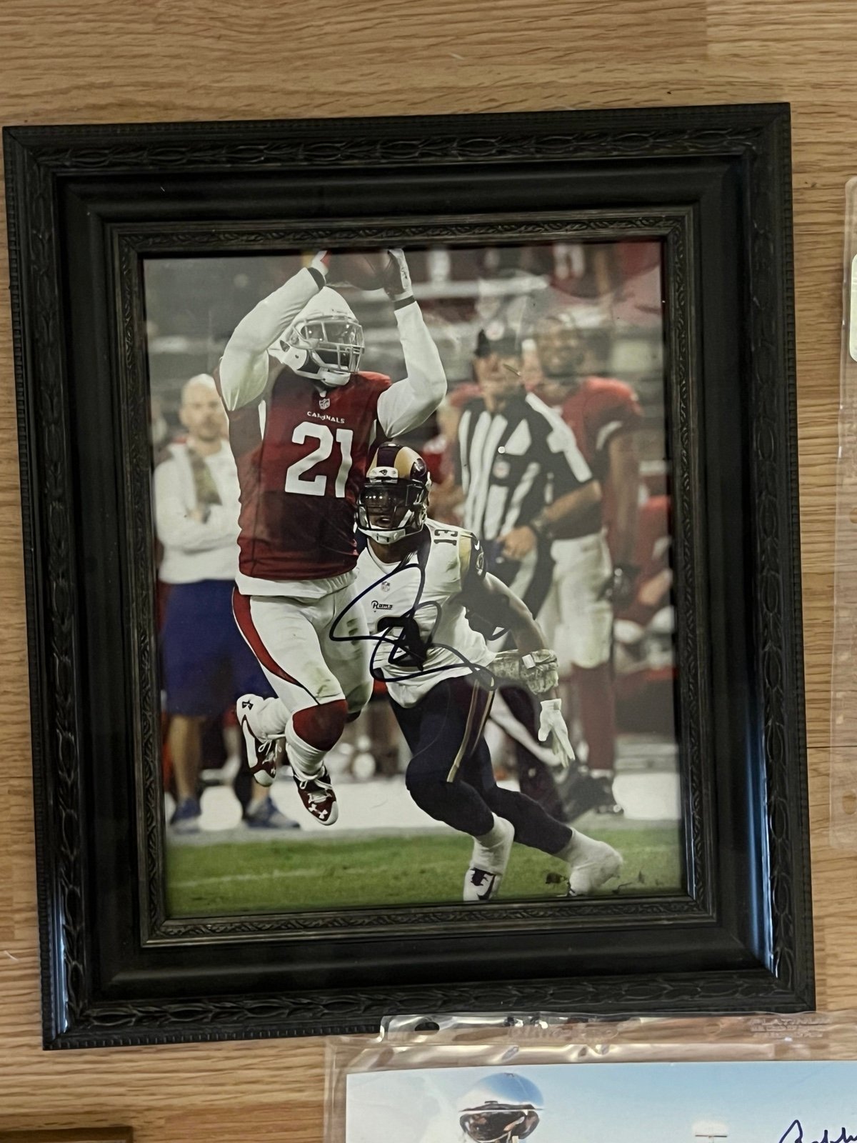 Signed & Framed Patrick Peterson, Arizona Cardinals, 8x10 in.