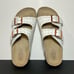 Girls SEYCHELLES Studded White Buckle Strap Sandals / Size 3