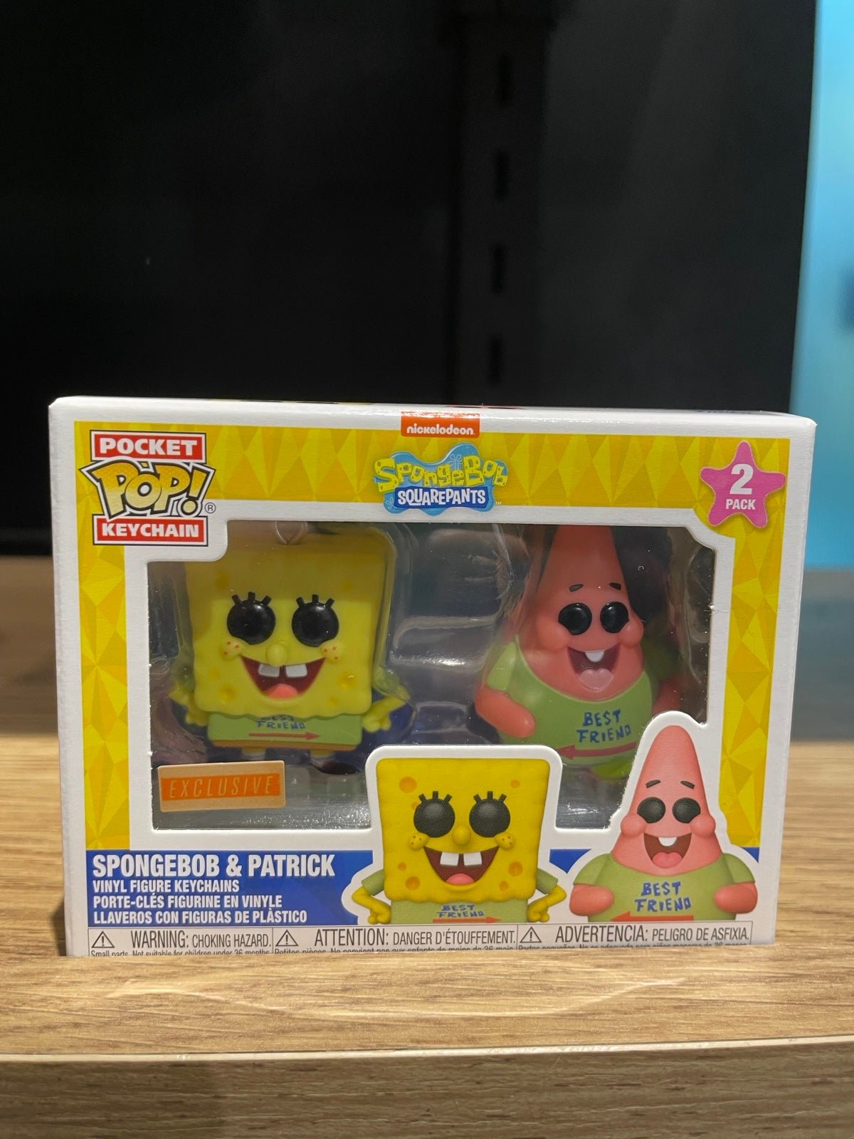 Spongebob and Patrick Best Friends 2 Pack Pocket Pop
