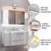 Modern Bathroom Light Fixtures Over Mirror - 32 Inch Brushed Nickel Vanity Light