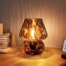 Mushroom Lamp Small Vintage Table Lamp for Bedroom Nightstand