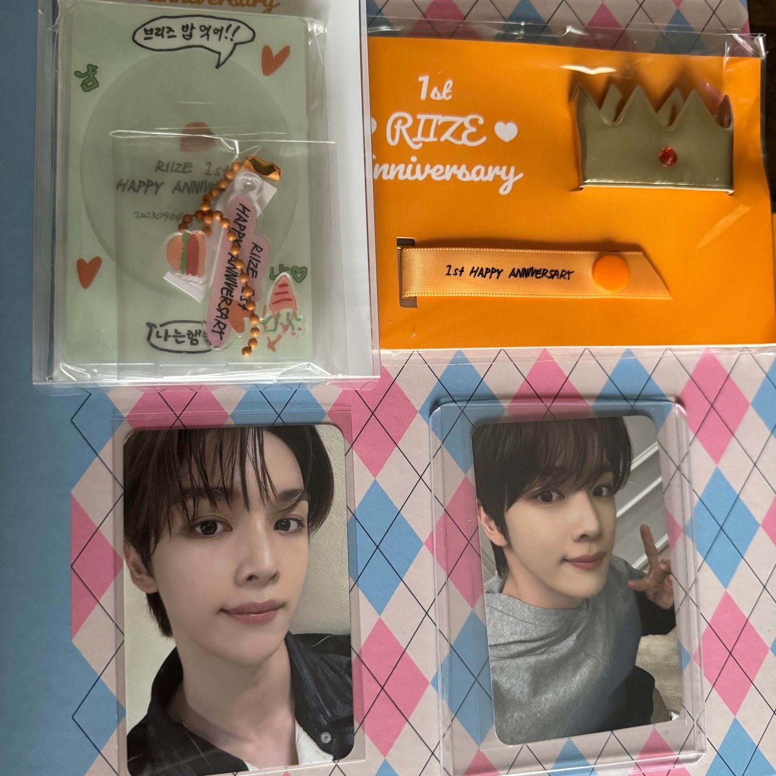 Riize Sungchan 1st Anniversary merch (3 PCS INCLUDED)
