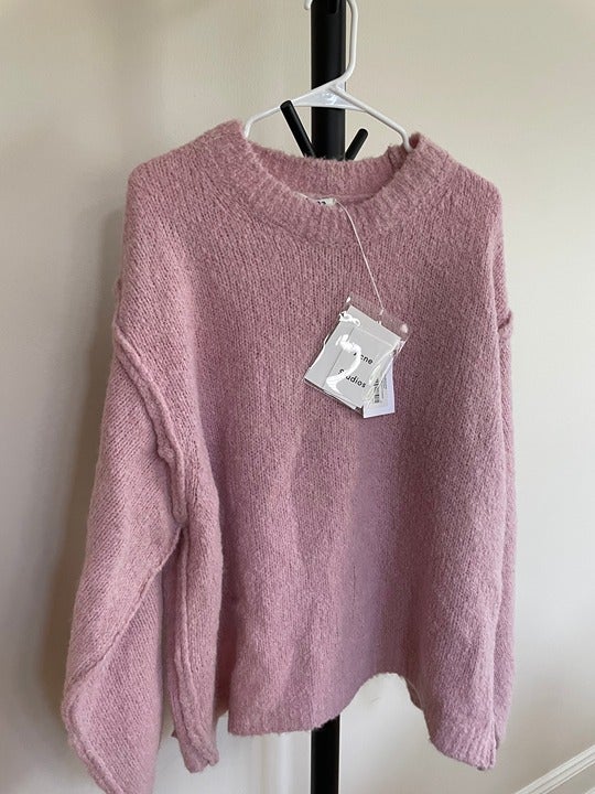 Acne Studios Pink Crewneck Sweaters Mercari