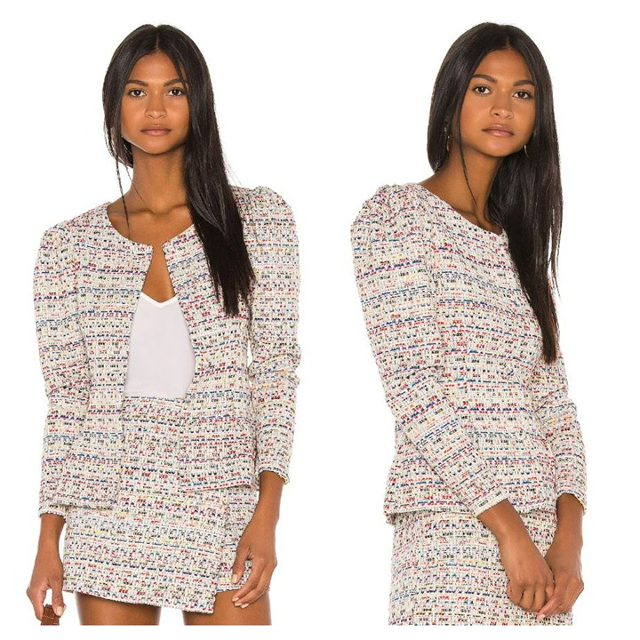 Song of Style Elma Jacket Top - Rainbow Multi