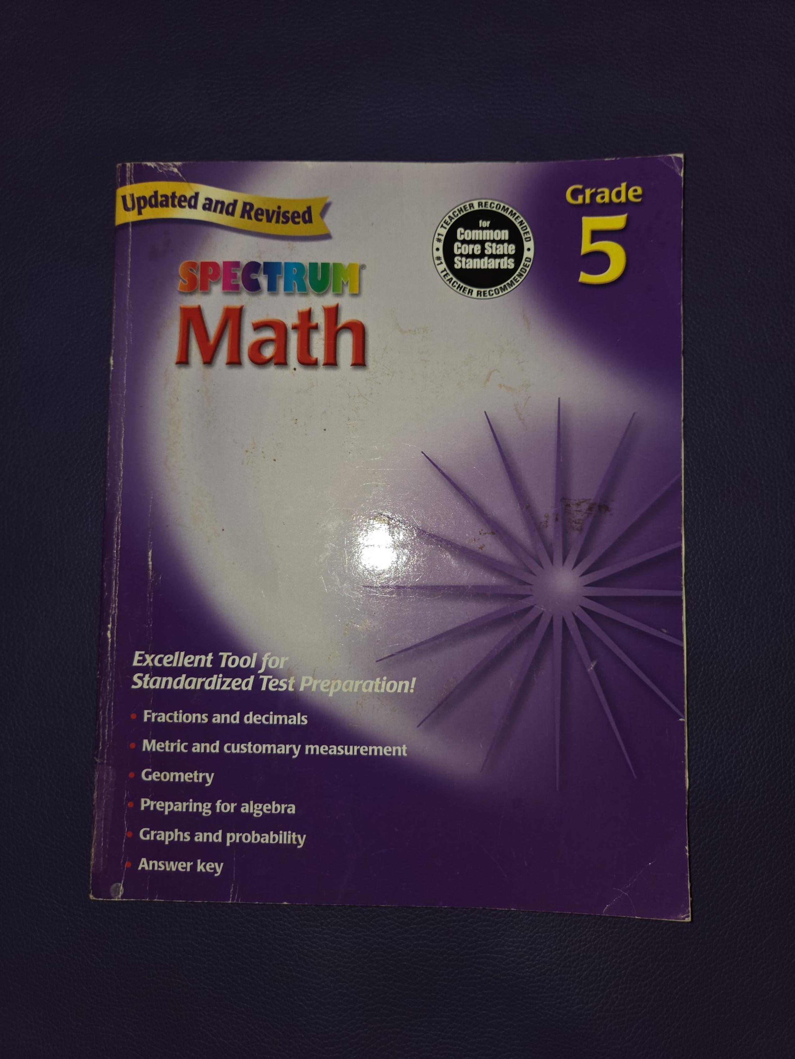 Spectrum Math Grade 5