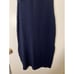 Frame Twist-Front Ribbed Navy Knit MIDI Dress Sz M