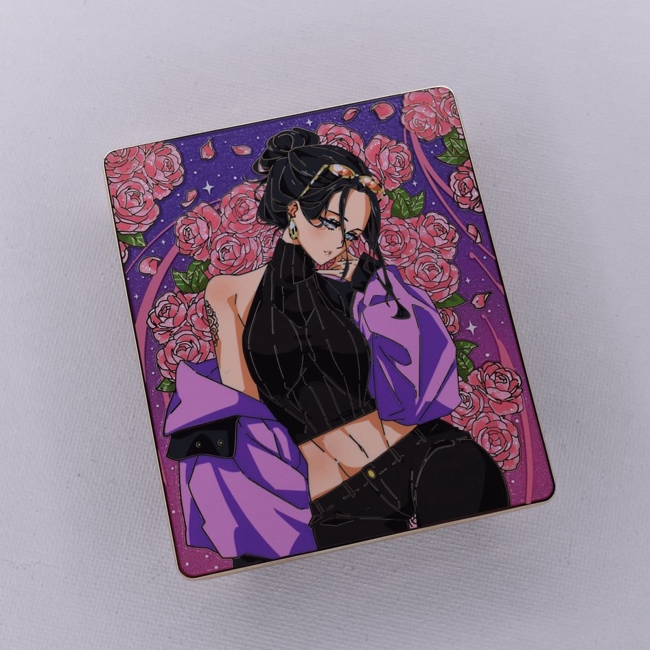 one piece nico robin enamel pin