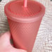 Starbucks one Pink Lemonade Studded and Green Mountain Dew grid Tumblers