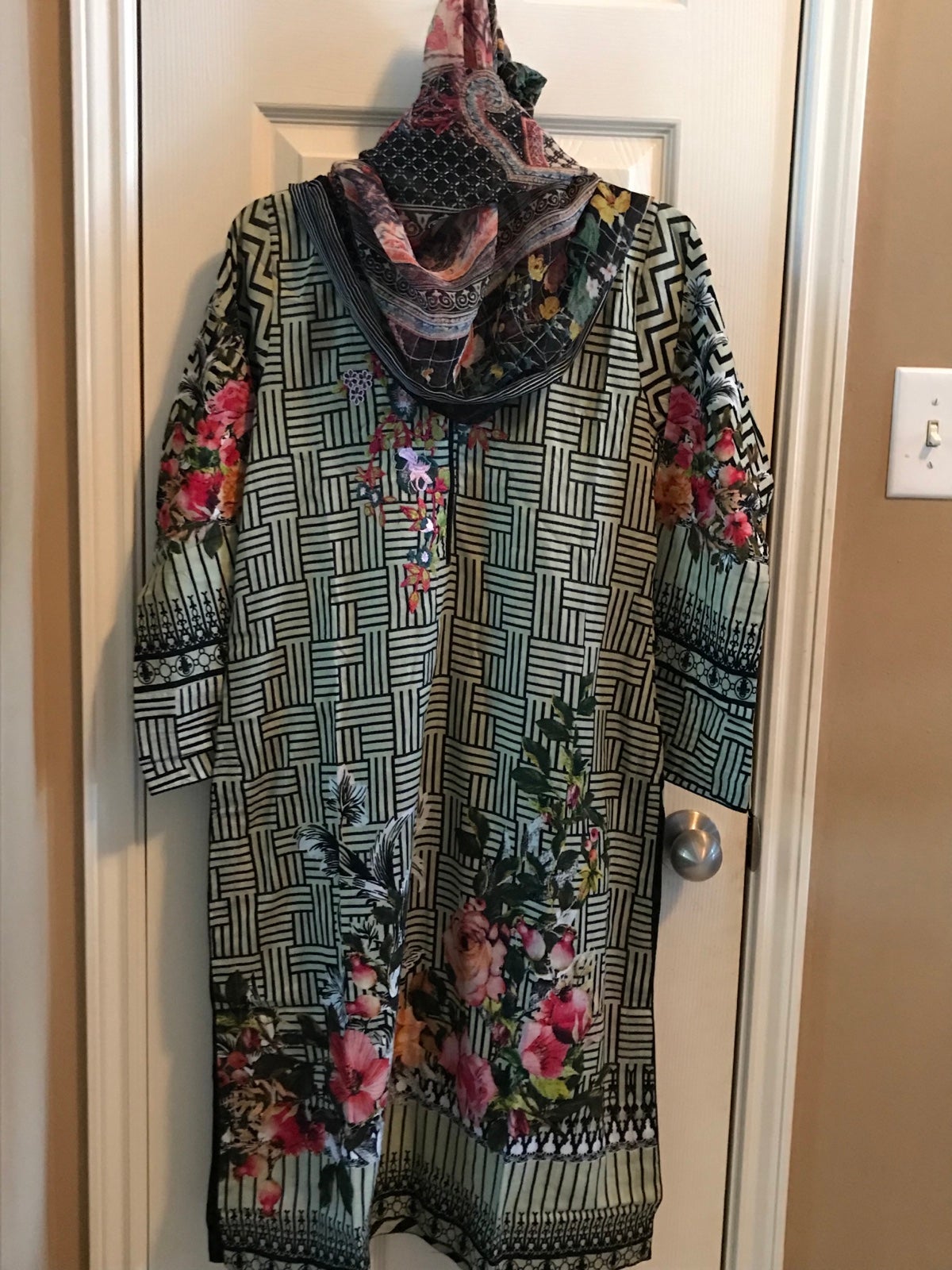 Pakistani Designer ANAYA Woman Embroidered Lawn Suit