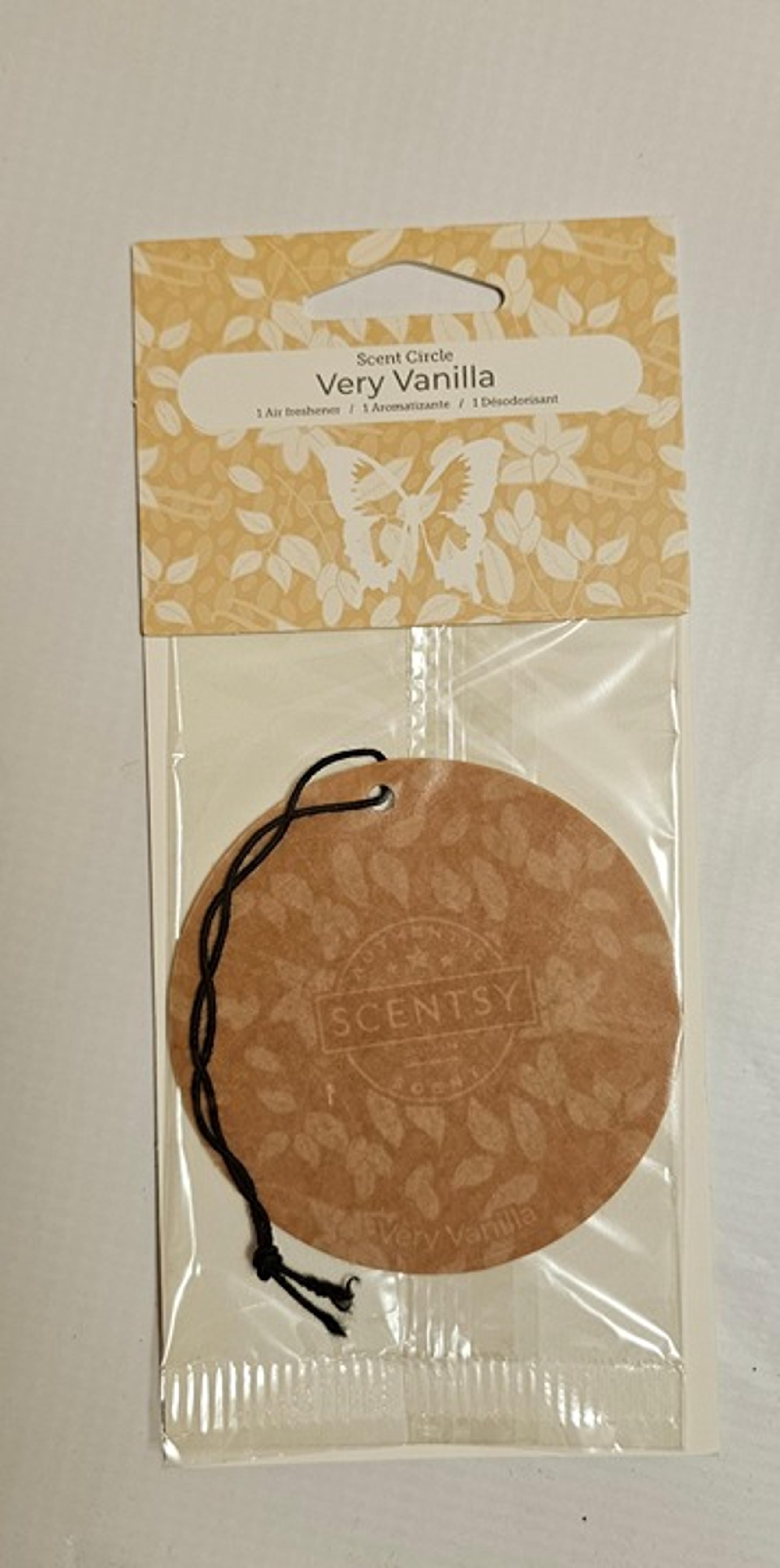 Scentsy Scent Circle – Very Vanilla Creamy Vanilla & Tonka Bean | Retired HTF