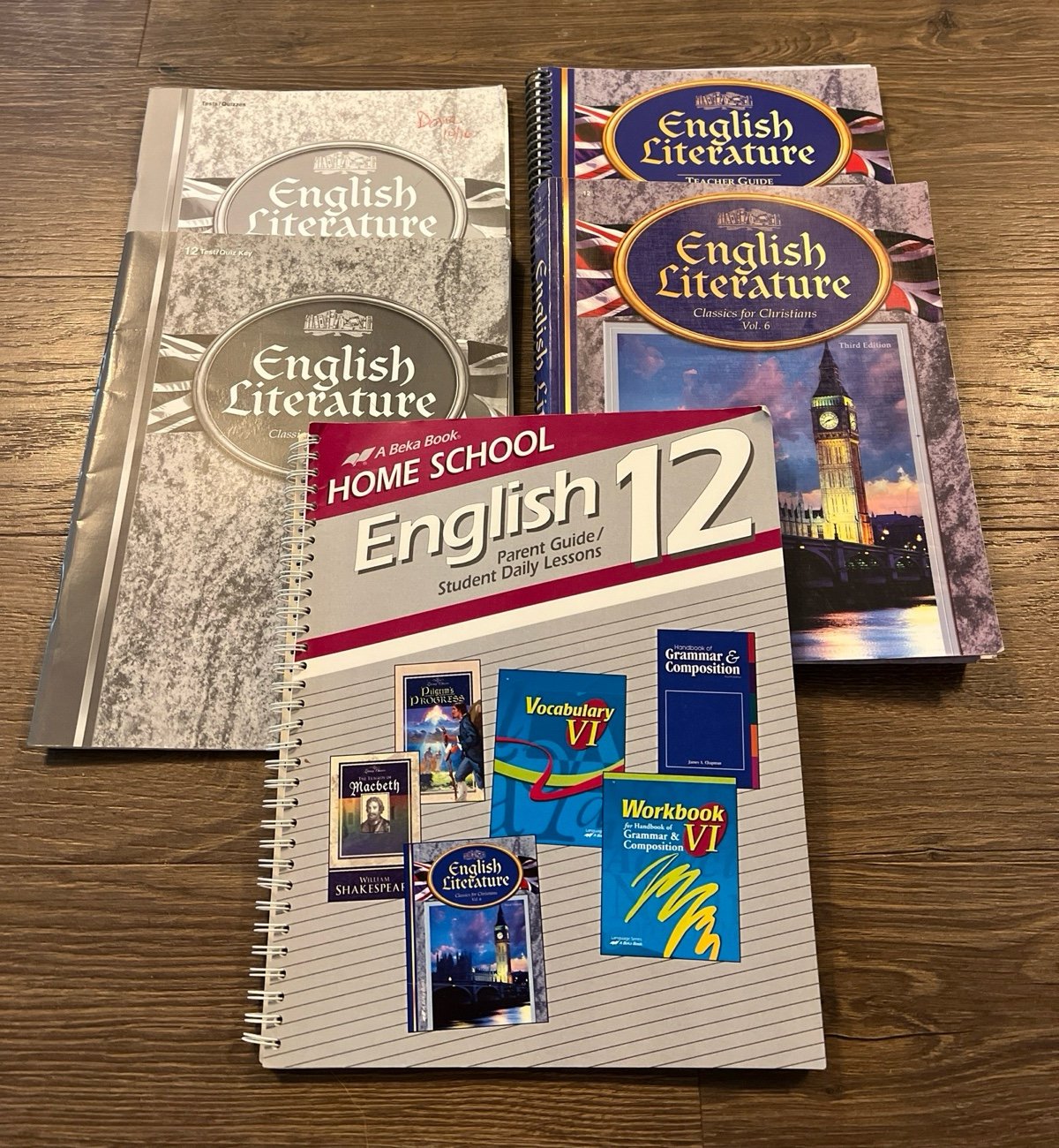 Abeka English 12th Grade Curriculum Set
