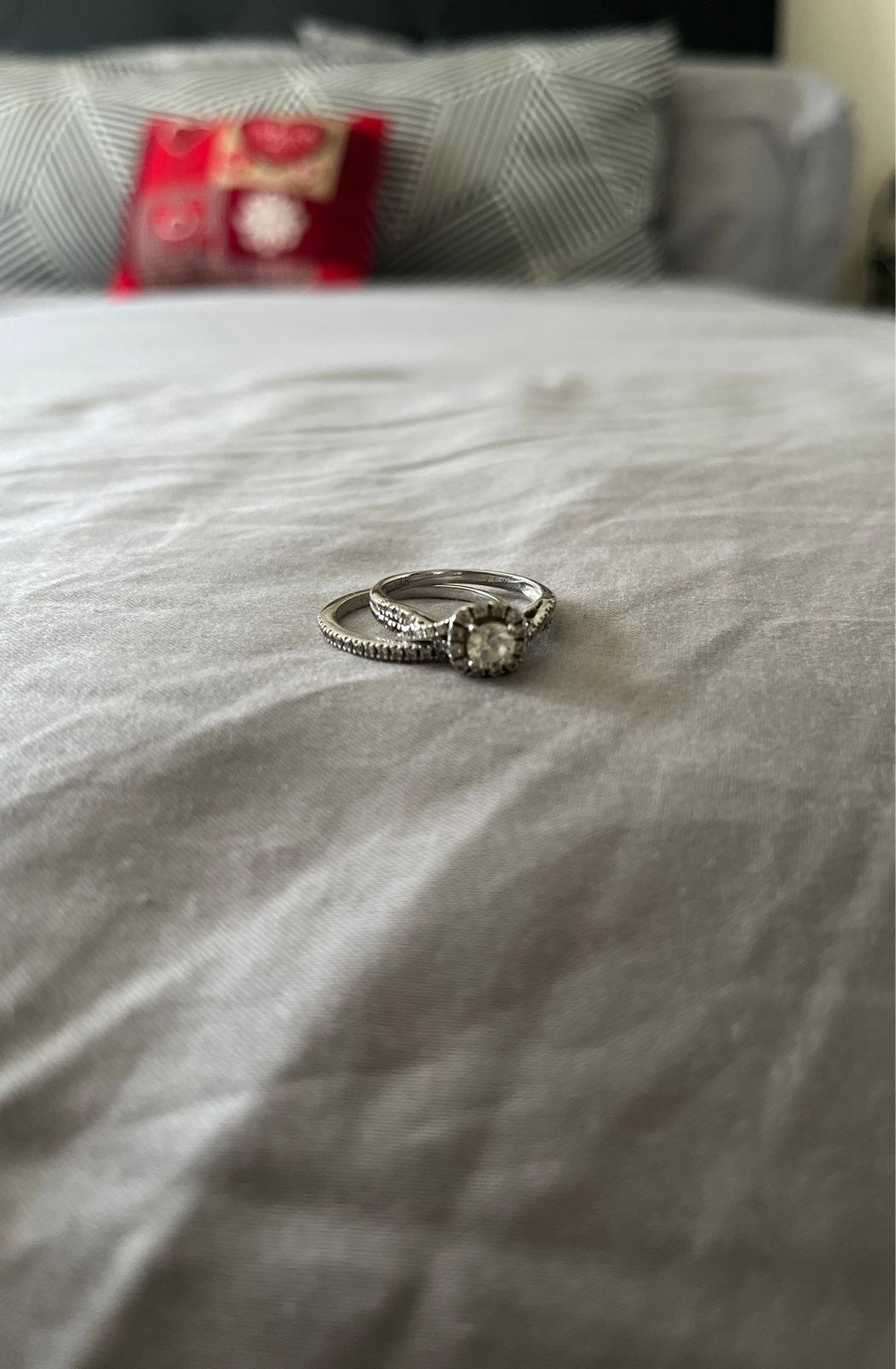 Diamond Ring Set size 8