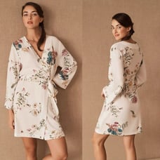 Anthropologie Plum Pretty Sugar Siren Song Robe Size XS NWOT