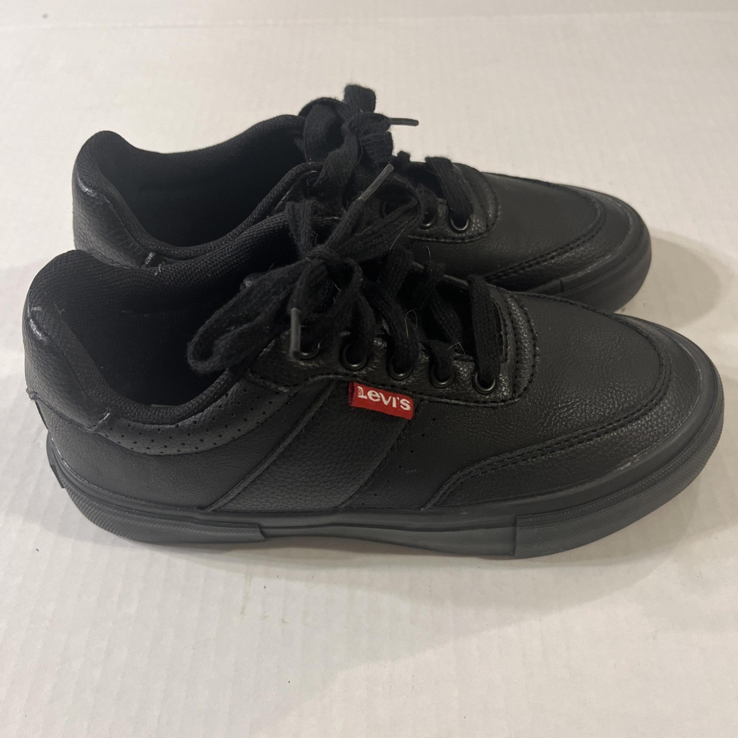 Levi's Sneakers Kids Youth 1 Black Low Top Casual Athletic Shoes Unisex