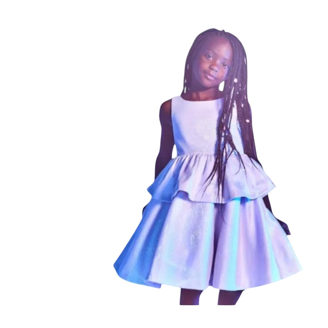 Janie & Jack Disney The Little Mermaid Iridescent Shell Dress size 3