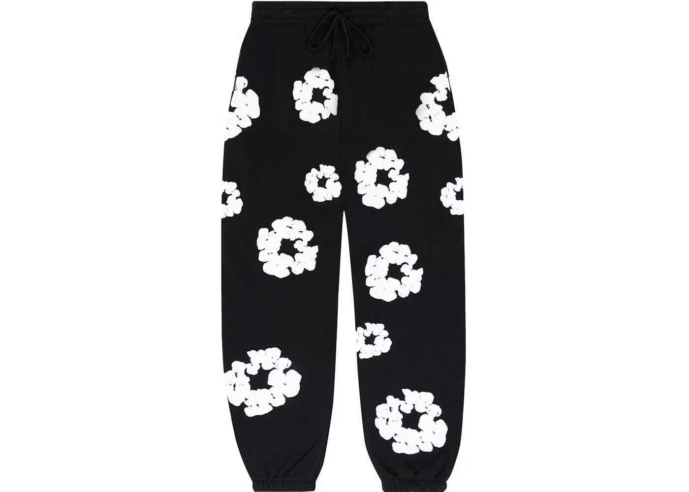 Brand New Denim Tears Cotton Wreath Sweatpants Size XL Black Fast Shipping