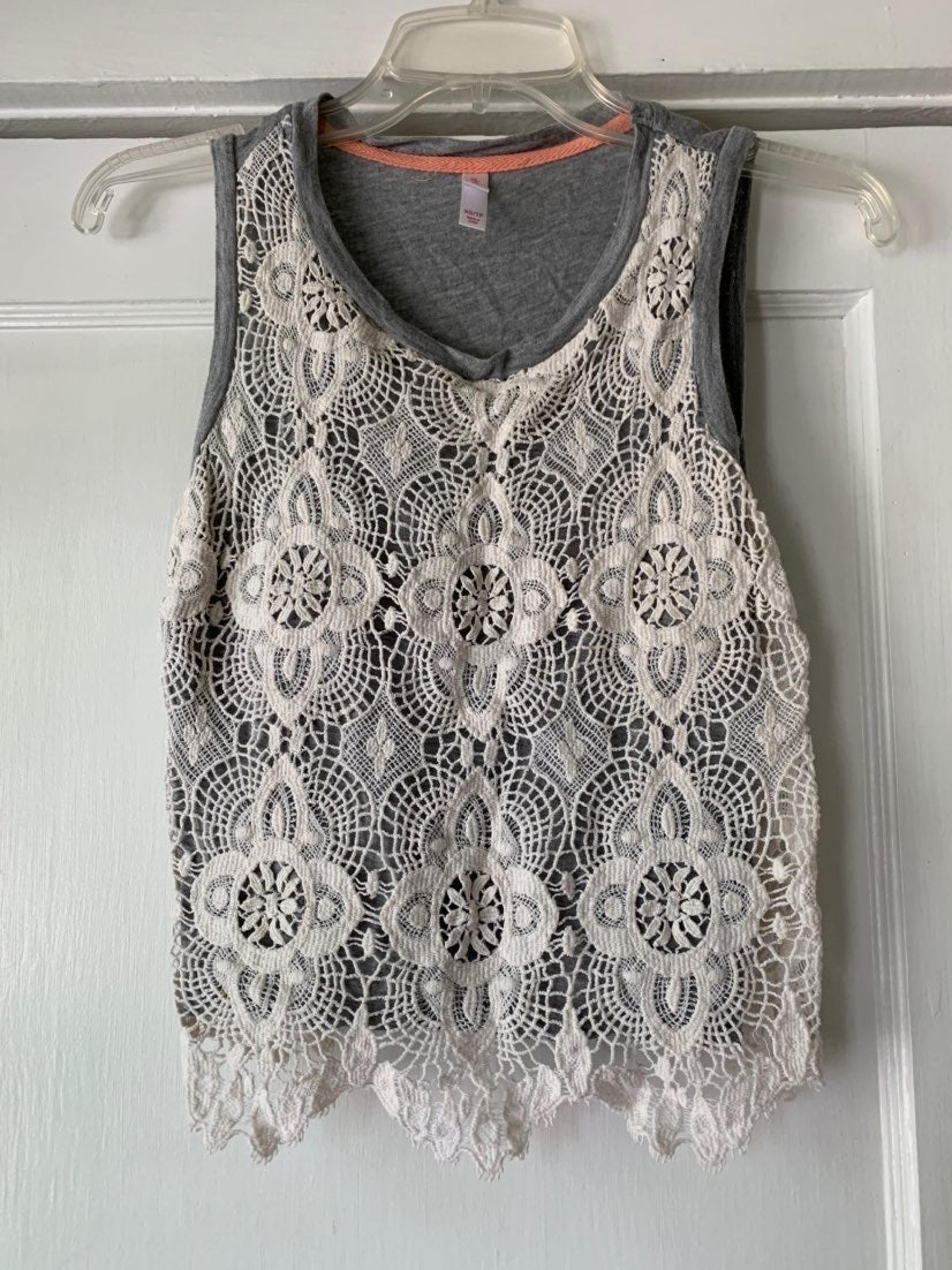 Crochet Front Crop Top