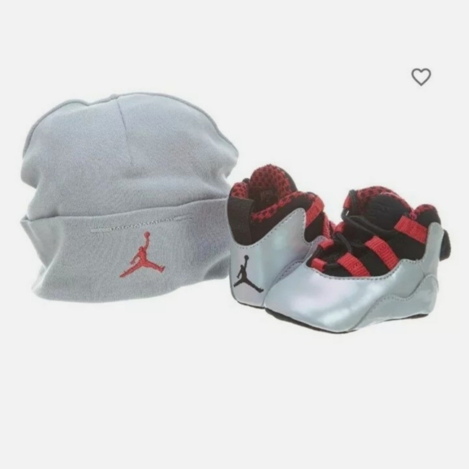 Jordan Infant Shoes Wolf Grey/ Legion Red (GP)