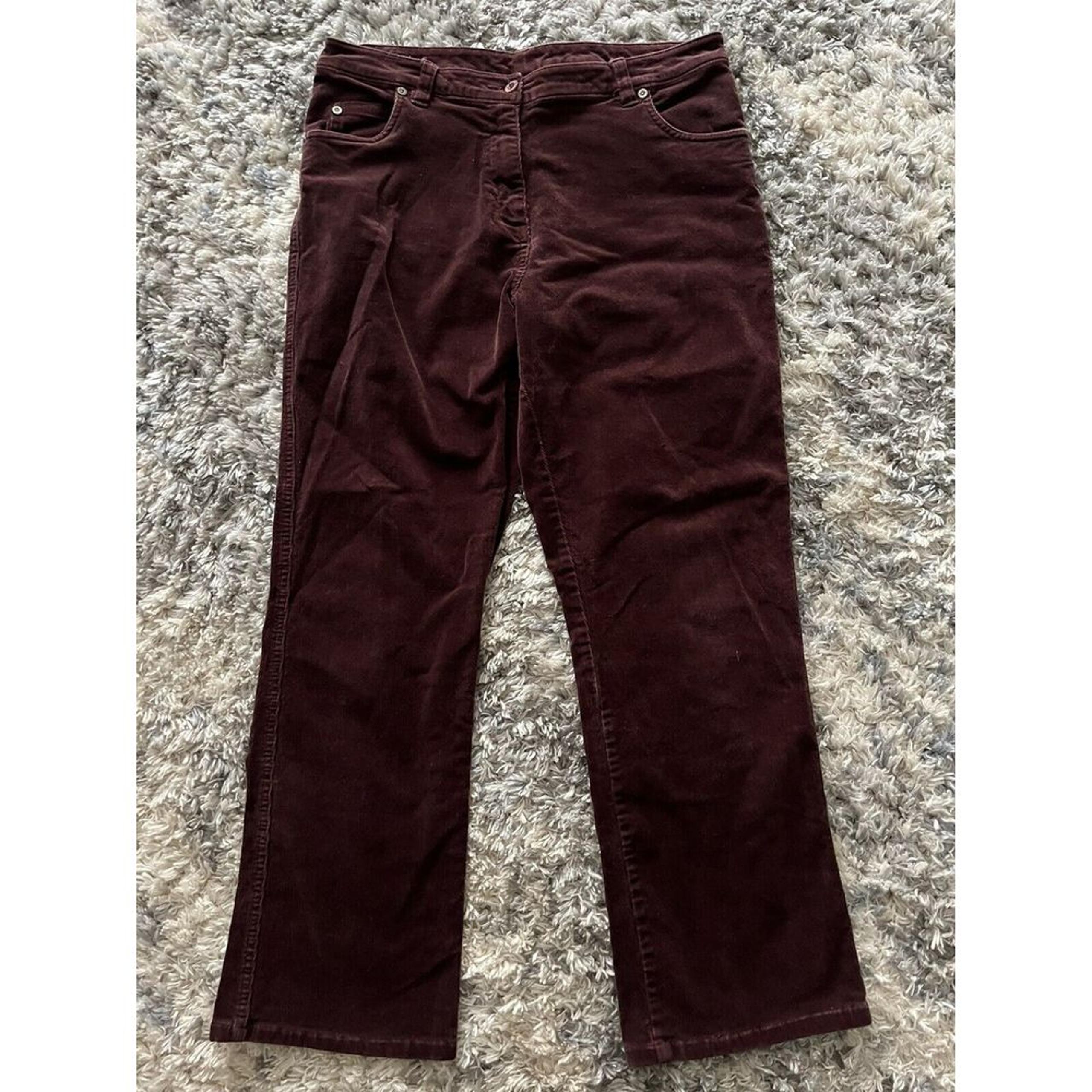 Woolrich Burgundy Corduroy Pants Womens Size 10
