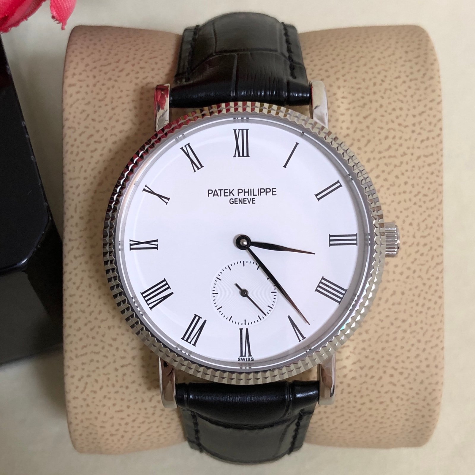 18k White Gold Mens Watch Box