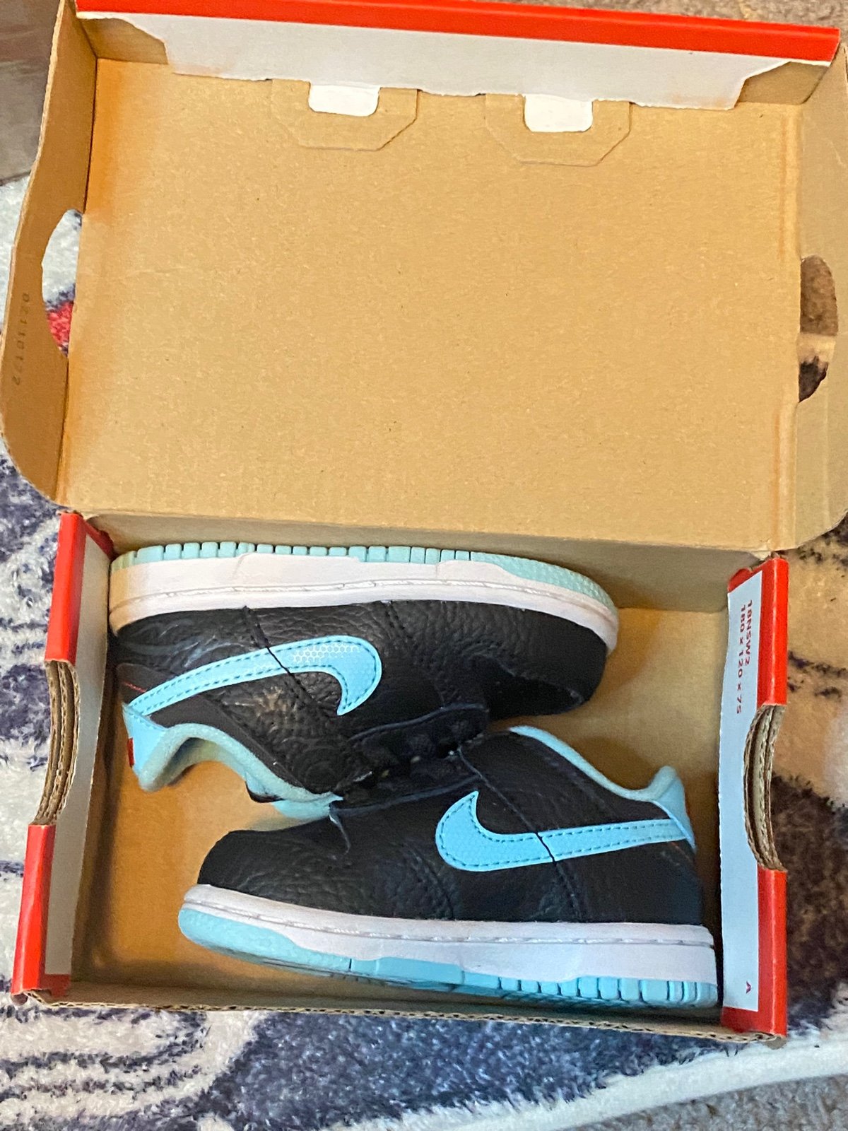 Barbershop dunk low toddler size 5c
