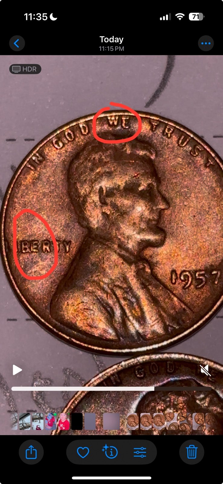 Wheat Penny Error
