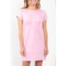 Jude Connally Kayla Short Sleeve Faux Suede Mini Dress Pink Size Medium
