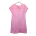 Jude Connally Kayla Short Sleeve Faux Suede Mini Dress Pink Size Medium