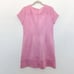Jude Connally Kayla Short Sleeve Faux Suede Mini Dress Pink Size Medium