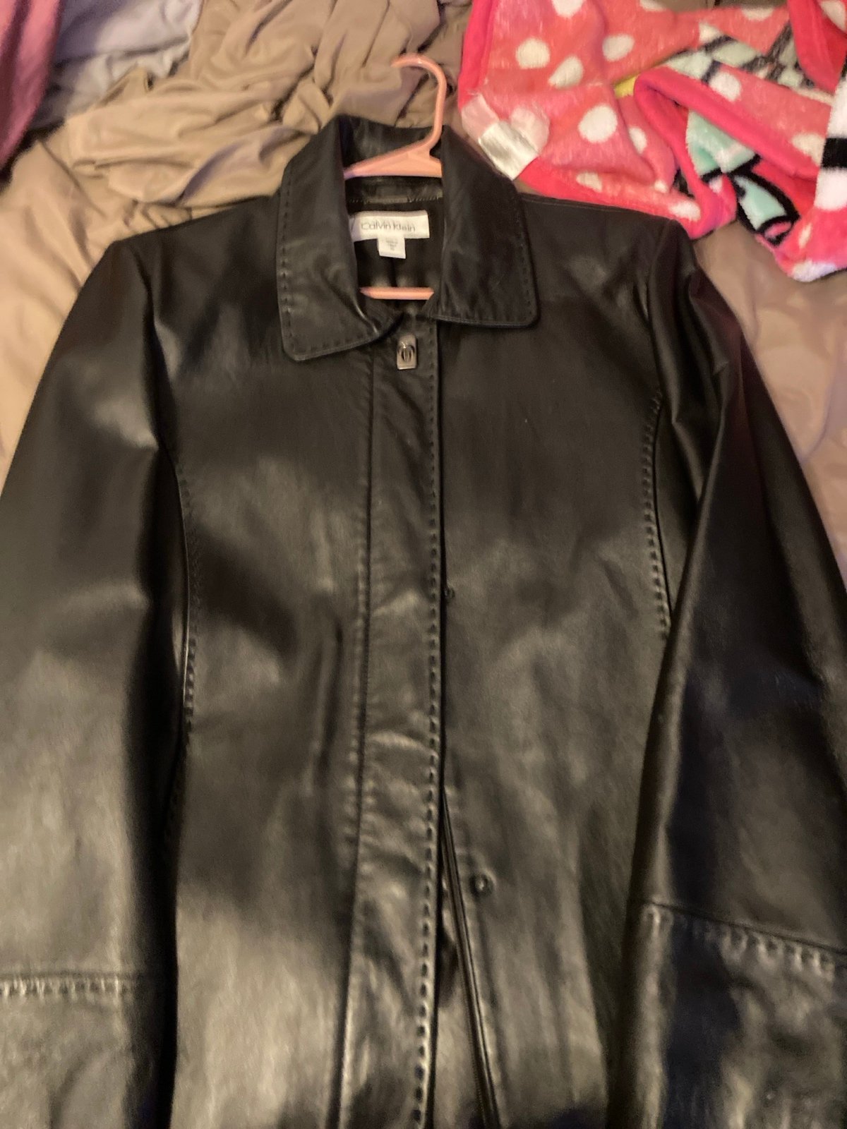 Calvin Klein leather jacket