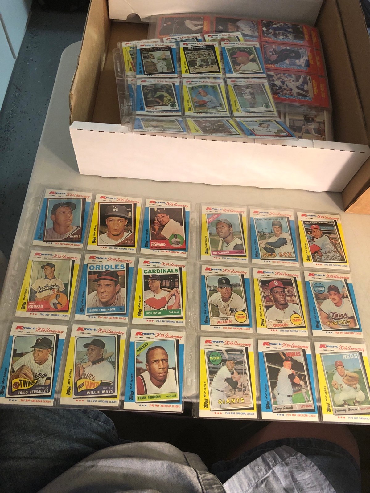 1982 k mart 20th Anniversay baseball Set Mint Price includes shipping