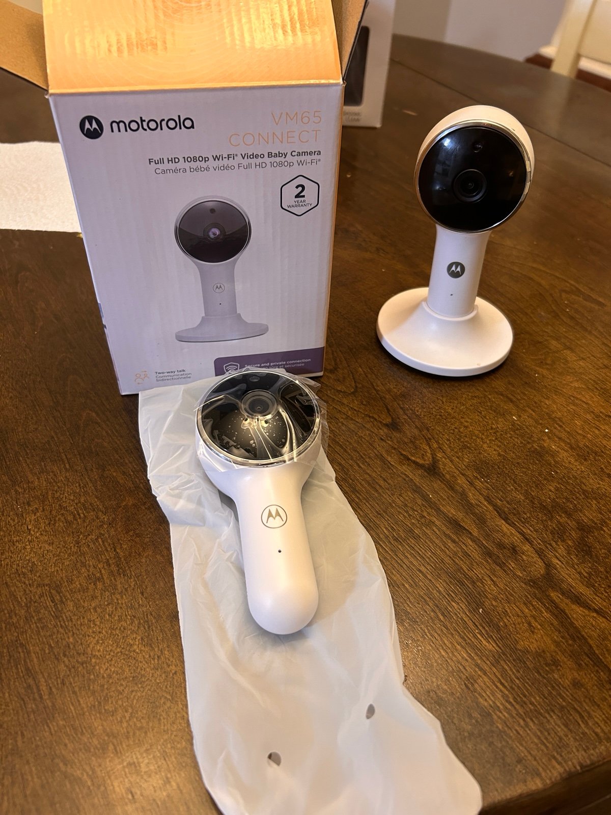 Two Motorola VM65 connect cameras