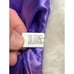 Vintage Southeast Novelty Purple Faux Fur Lined Robe Jacket Pockets Cottagecore