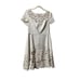 Shani White Short Sleeve Cocktail Dress Size 6 New Retails 345