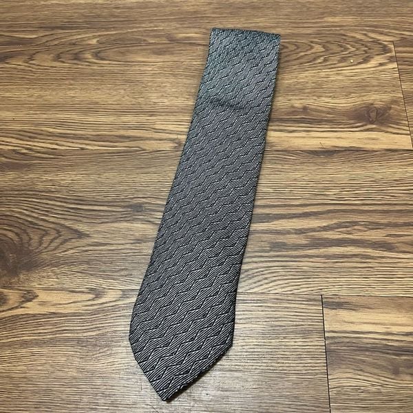 Stefano Ricci for Papillon Black Printed Silk Tie