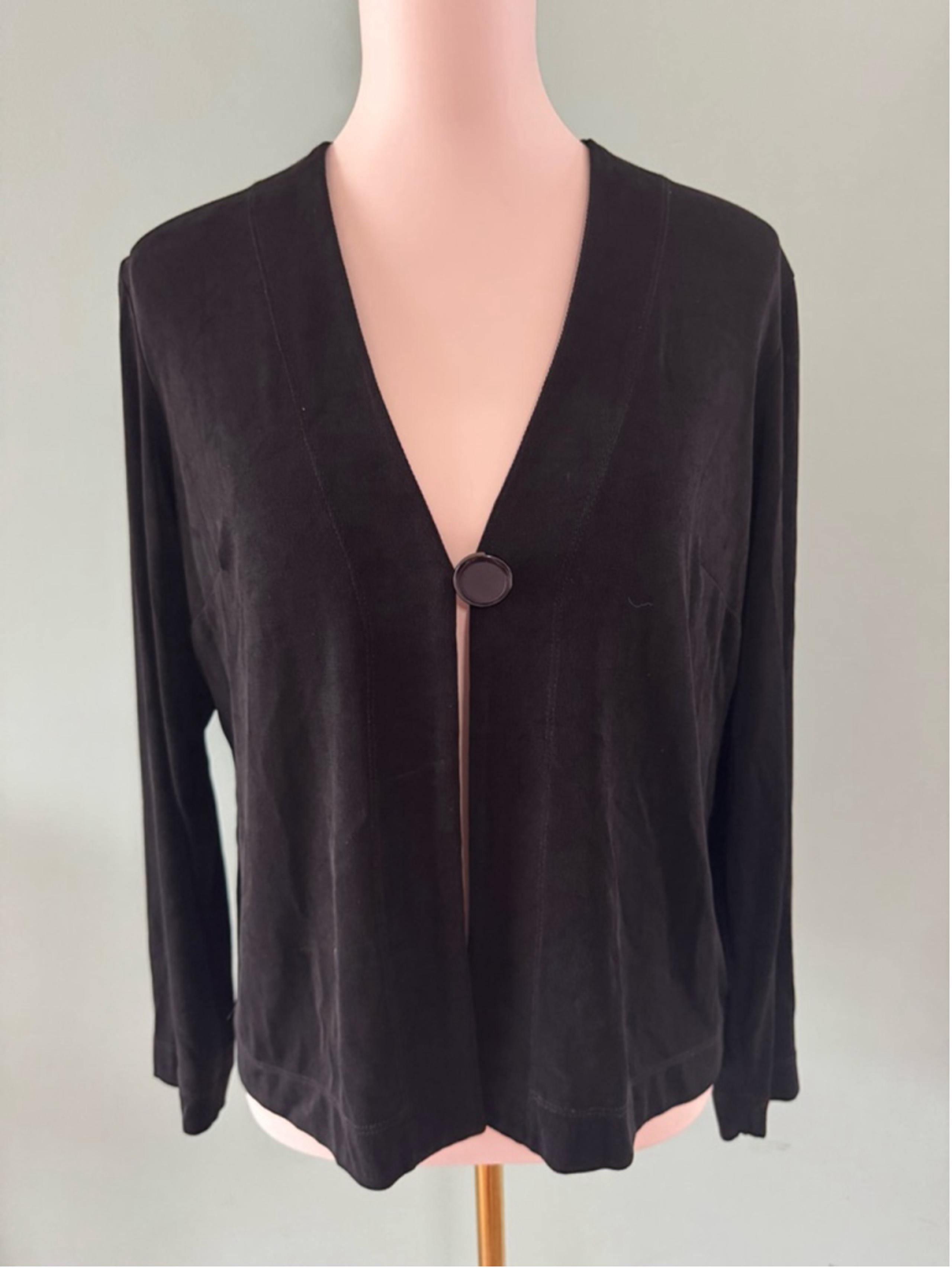 Women's Laura Ashley Black Cardigan Size PM