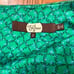 Eva Franco x Anthropologie Dreaming in Green Striped Woven Tweed Pencil Skirt 2