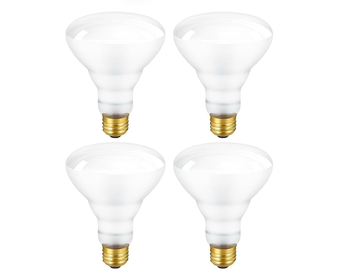 BR30 Flood Lights Indoor 65-watt Recessed Light Bulbs 2700K Soft White Bulbs 4pc