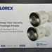 Lorex 2K 2-PackSpotlight Indoor/Outdoor Wi-Fi Security Camera with SD Card
