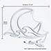 Sunrise Sunset Neon Sign Moon over Sea Neon Light Twilight Wave LED Wall Signs.